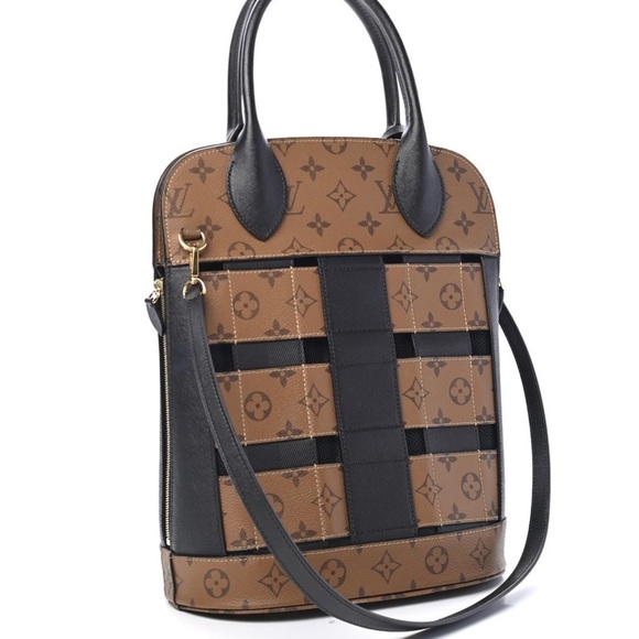 Rare Louis Vuitton Tressage Tote Reverse Monogram - Picture 3 of 6